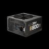 Nguồn máy tính JETEK RM800V5 Non-Modular PCIe 5.0 80 Plus Gold 800W Đen/Black