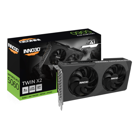 Card màn hình INNO3D GeForce RTX 5060 Twin X2 8GB