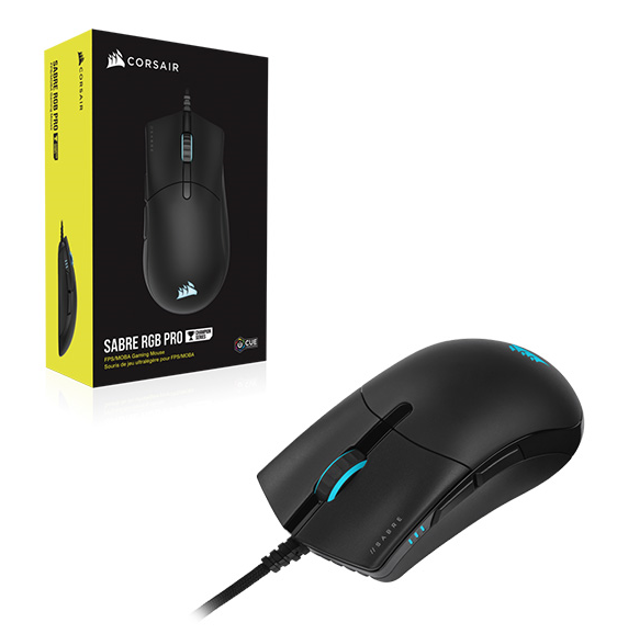 Chuột có dây Corsair Sabre RGB Pro PMW3392 Đen/Black