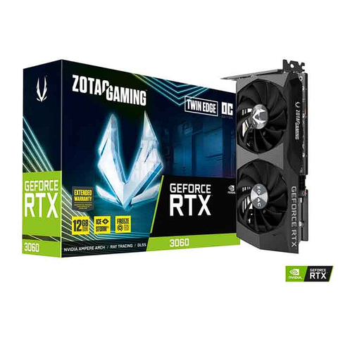 Card Màn Hình Zotac RTX 3060 12G GDDR6 Gaming Twin Edge