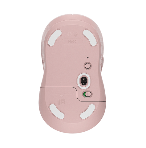 Chuột không dây Logitech Signature M650 Wireless Hồng/Pink