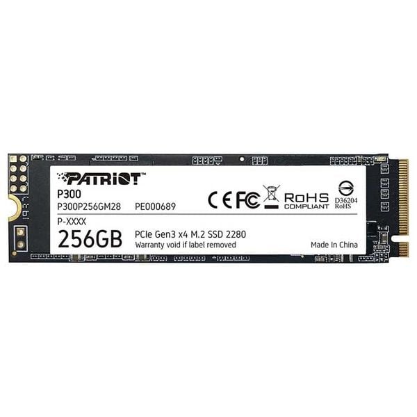 Ổ cứng SSD PATRIOT P300 256GB M.2 NVMe Gen 3 ( P300P256GM28 )