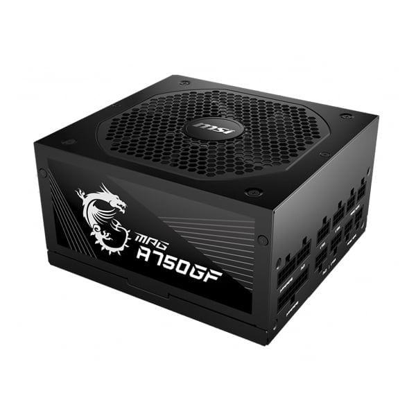 Nguồn máy tính MSI MPG A750GF 750W 80 Plus Gold Đen/Black