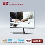 LCD 22 IN VSP V2204H PHẲNG ĐEN NEW