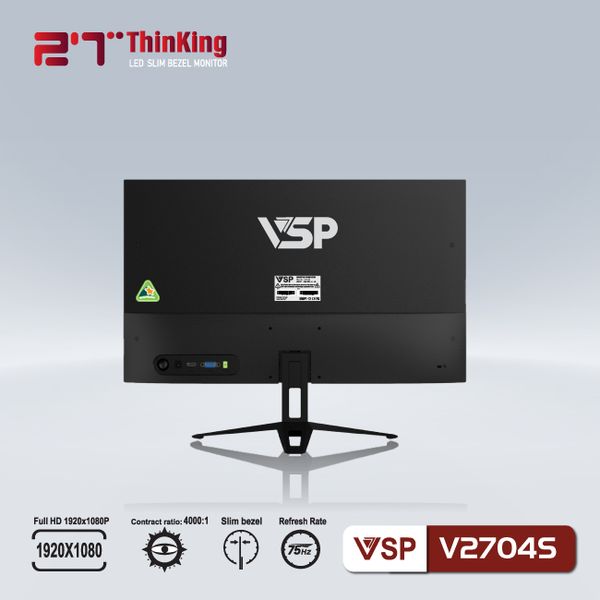 Màn hình phẳng VSP V2704S 27'' FHD IPS 75Hz 6.5ms