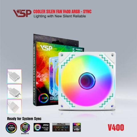 FAN CASE VSP V400 LED ARGB NEW