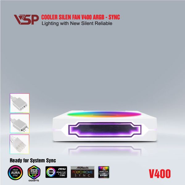 FAN CASE VSP V400 LED ARGB NEW