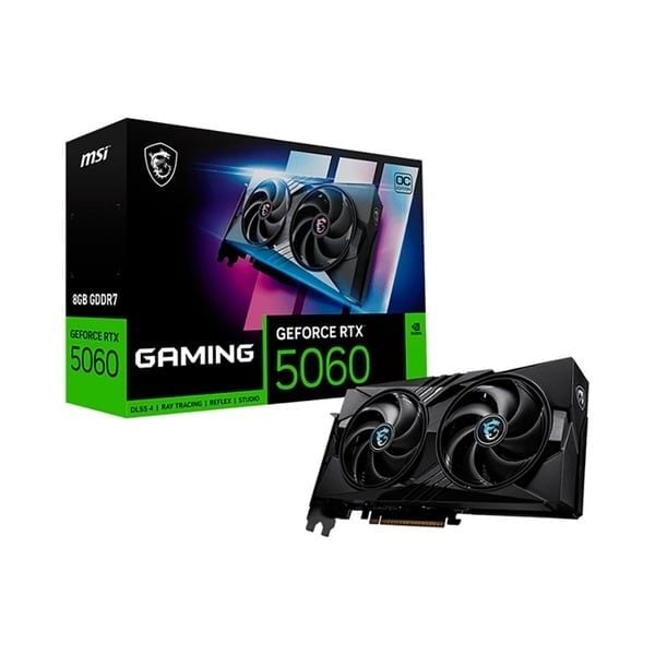 Card màn hình MSI GeForce RTX 5060 GAMING OC 8GB GDDR7