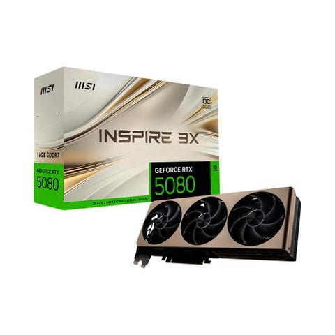 VGA MSI Gaming GeForce RTX 5080 INSPIRE 3X 16GB OC