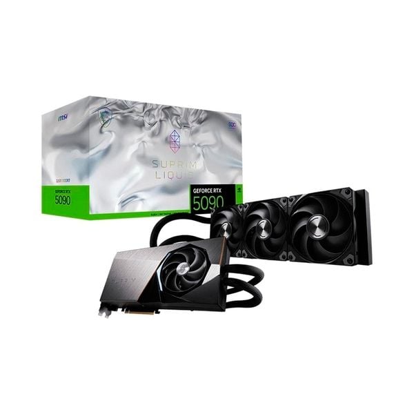 Card màn hình MSI GeForce RTX 5090 SUPRIM LIQUID SOC 32GB GDDR7
