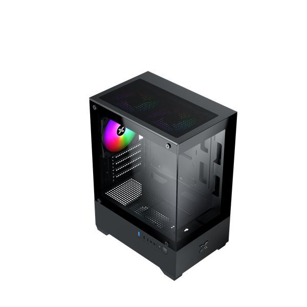 Vỏ Case Xigmatek View II 3F Đen/Black | Micro ATX