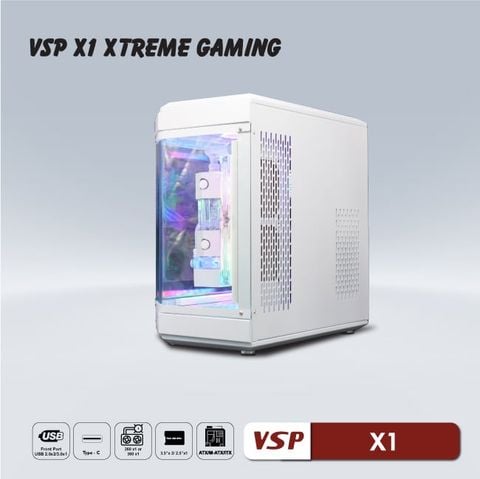 CASE VSP X1 XTREME GAMING WHITE NEW
