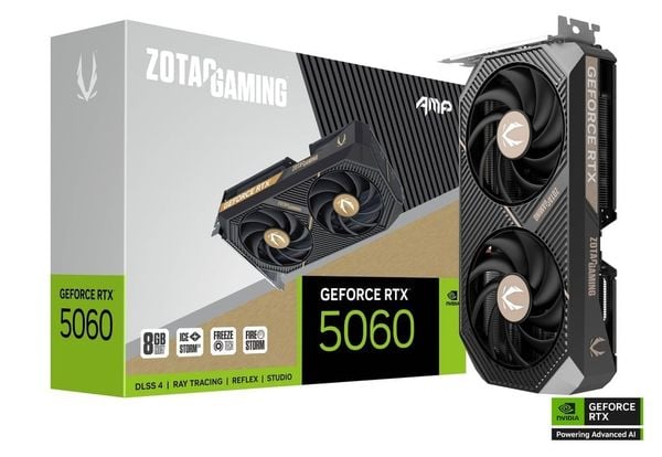 Card màn hình ZOTAC GeForce RTX 5060 AMP 8GB GDDR7