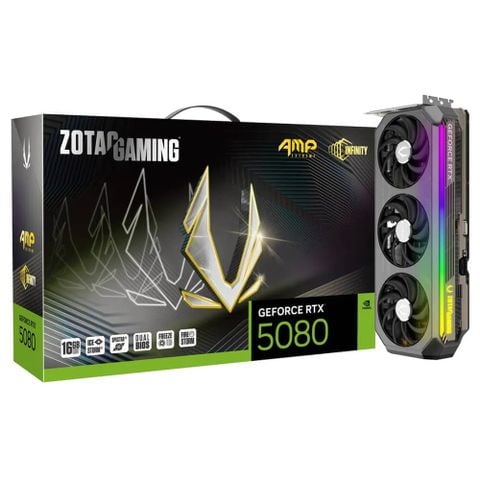 VGA ZOTAC GeForce RTX 5080 AMP Extreme Infinity 16GB