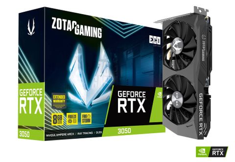 Card màn hình RTX 3050 8G DR6 ZOTAC GAMING ECO EDITION 2 FAN