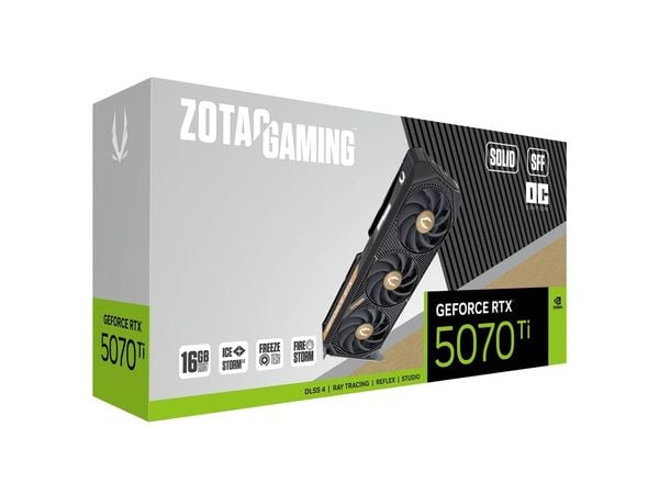 Card màn hình ZOTAC GAMING  GeForce RTX 5070Ti SOLID SFF OC 16GB GDDR7