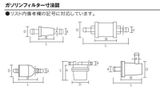 Lọc xăng KIJIMA lưới thép không gỉ (6.0-6.5mm)