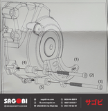 CUB, MONKEY 125 Ốp nắp máy trái GCRAFT