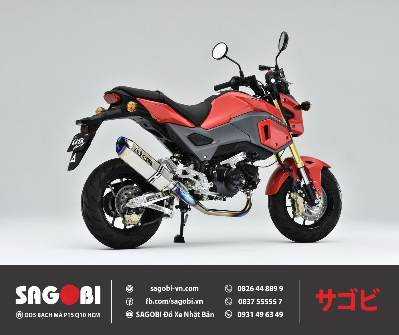 KIT PÔ MSX 125 (2013-2020) OVER RACING TT FORMULA RS (300mm) – Sagobi
