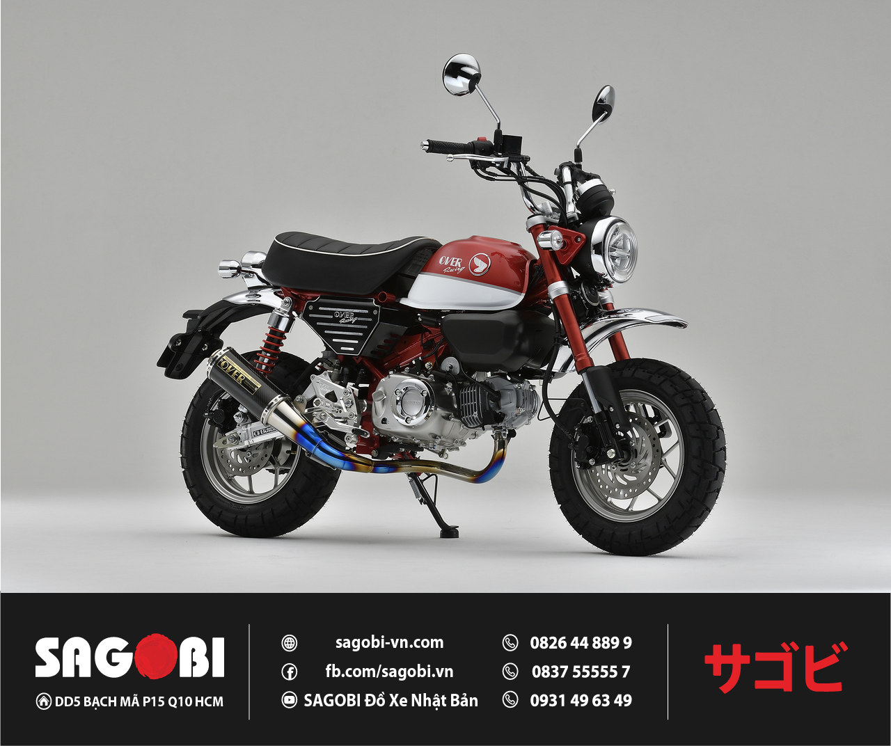 KIT PÔ MONKEY 125 (2018-2020) OVER RACING GP PERFORMACE XL (220mm) – Sagobi