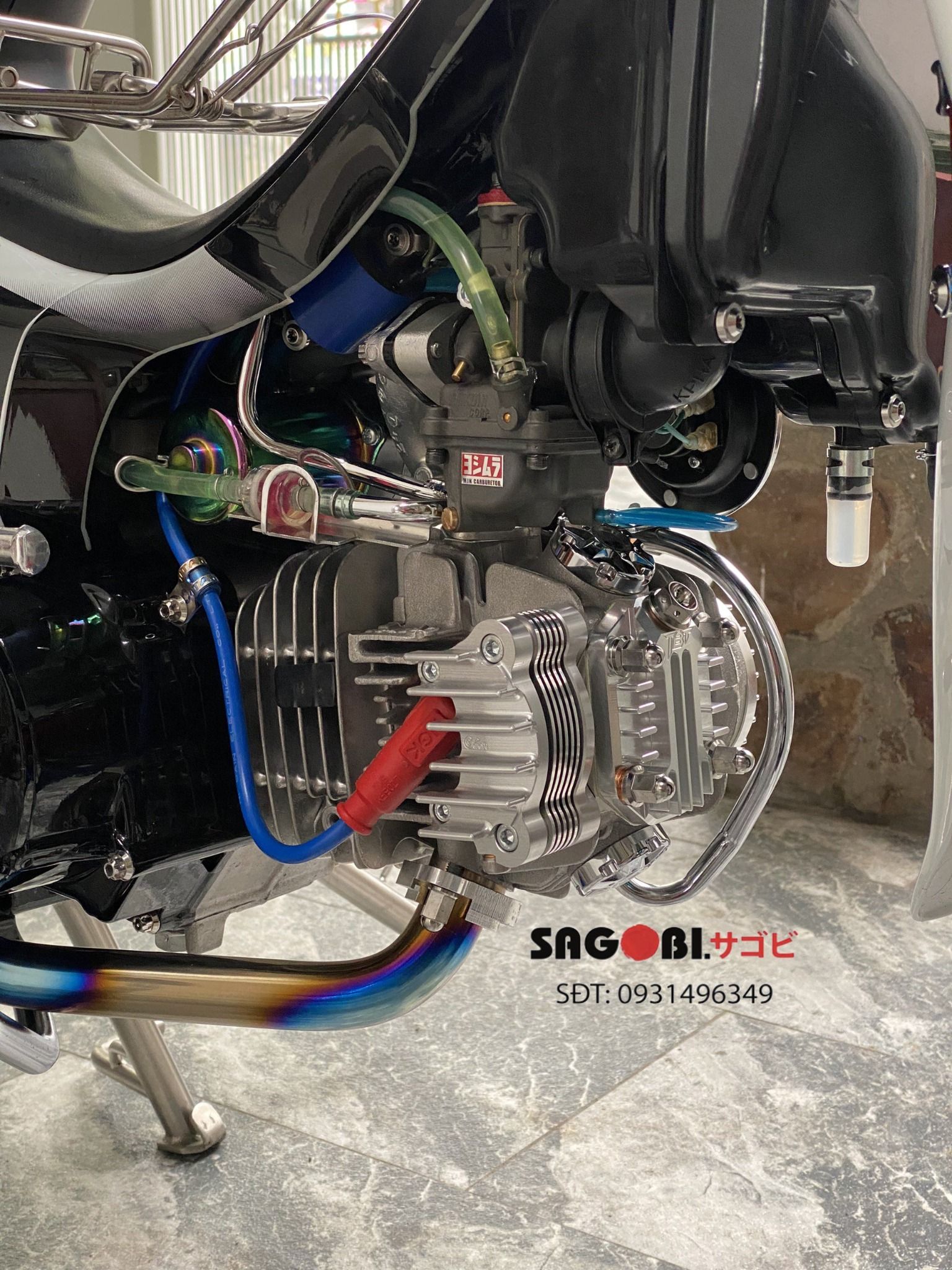 Bình xăng con - chế hòa khí YOSHIMURA TM-MJN 24 (máy nằm