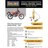 CRF250L Giảm xóc/ phuộc sau Öhlins STX 46 ADVENTURE