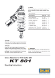 DUKE 390 Giảm xóc/ phuộc sau Öhlins STX 46 STREET