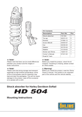  SOFTAIL Giảm xóc/ phuộc sau Öhlins STX 46 CUSTOM & HERITAGE 