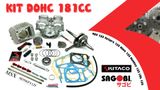 MSX, MONKEY 125 Kit đầu lòng dên KITACO DOHC 181cc