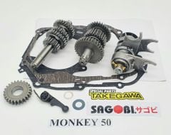  MONKEY 50 Bộ số TAKEGAWA TAF 5 cấp (ly hợp ướt) 