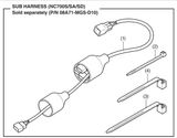 NC700X, NC700S Bộ dây điện gắn phụ kiện HONDA