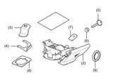 CRF250, CRF300 Bộ thùng sau HONDA 38L