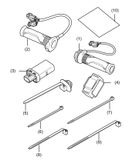 CRF250, CRF300 Bộ bao tay sưởi ấm HONDA