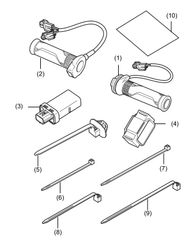  CRF250, CRF300 Bộ bao tay sưởi ấm HONDA 