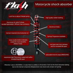  AEROX, NVX 125-155 Giảm xóc/ phuộc sau PROFENDER FLASH SERIES (285-305mm) 