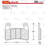 CB400SF Bố thắng METALLICO