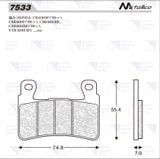 CB400SF Bố thắng METALLICO