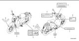Bộ tem thông số HONDA CUB 125