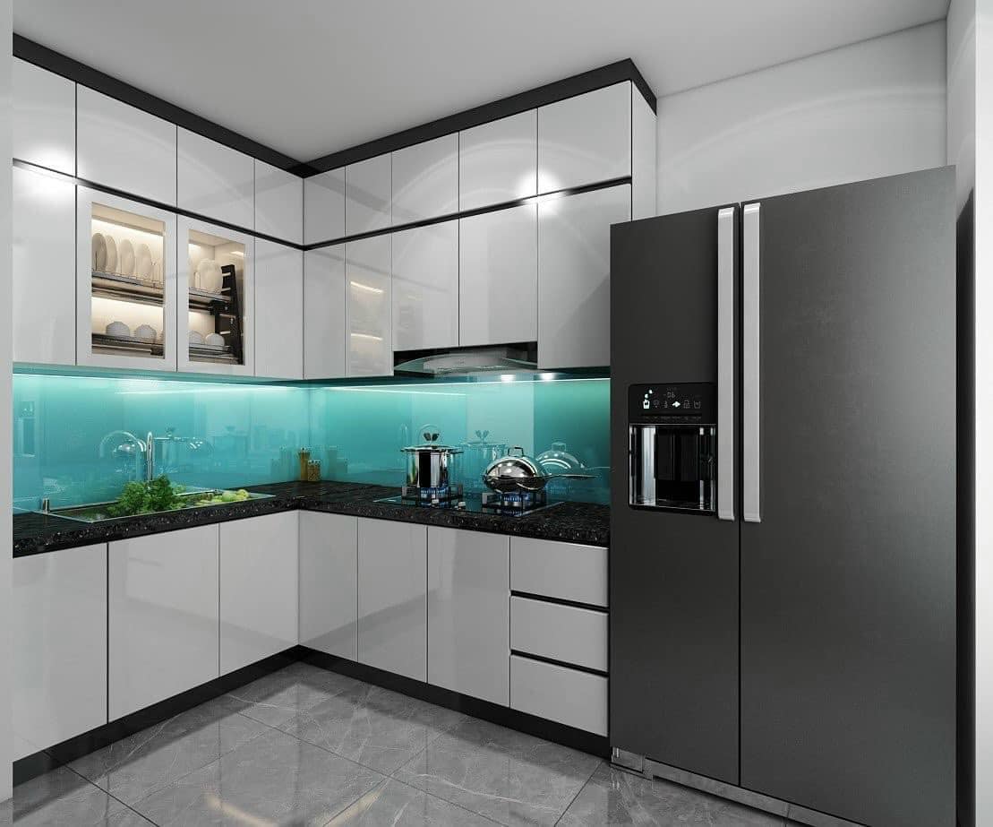 Tủ bếp nhựa Acrylic AC4