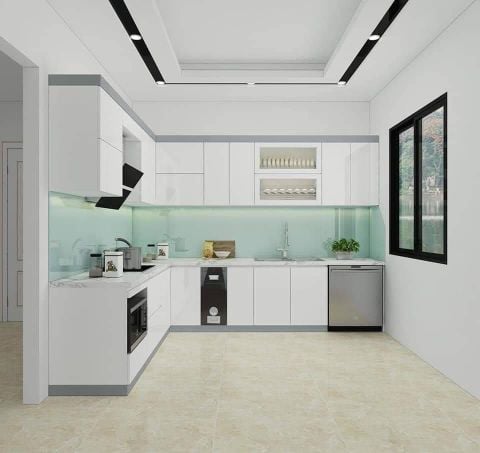 Tủ bếp nhựa Acrylic AC6