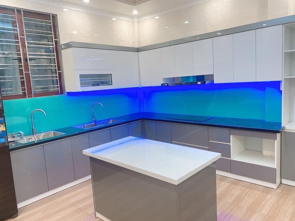 Tủ bếp nhựa Acrylic AC12