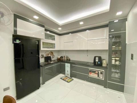 Tủ bếp cánh phủ Acrylic cao cấp - A16