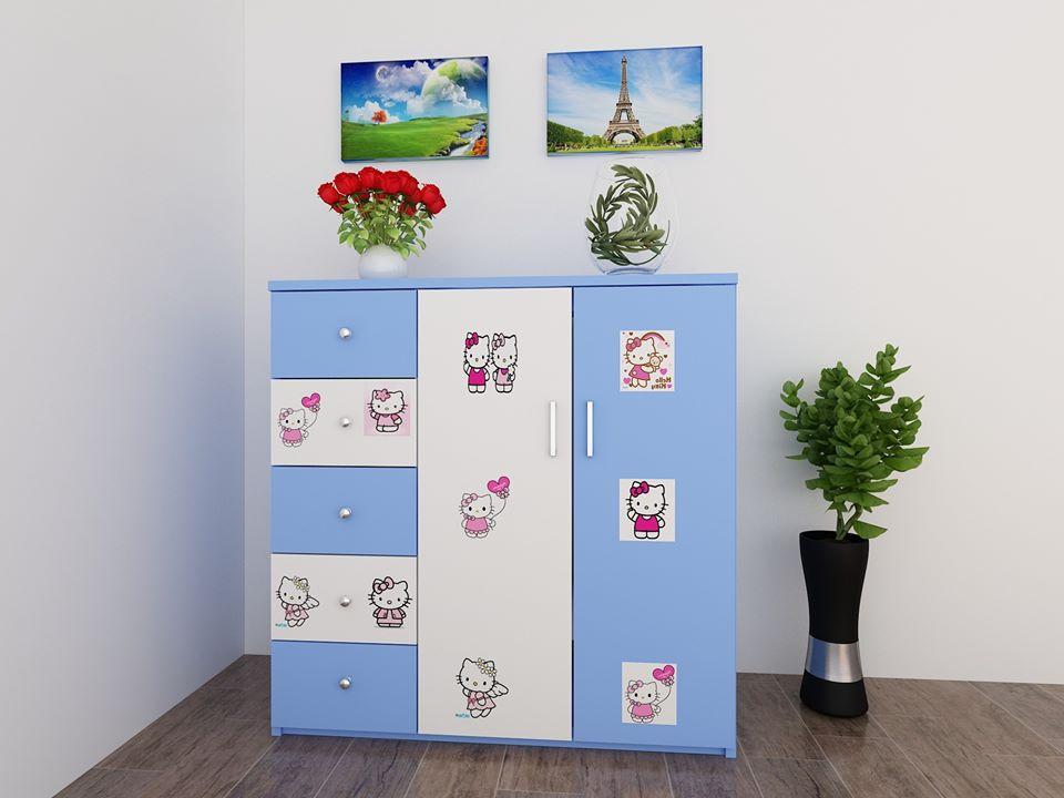 Tủ nhựa quần áo trẻ em cao cấp GS01 Như Ý Home