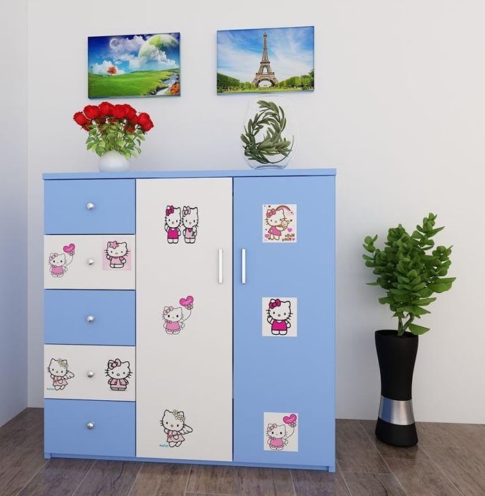 Tủ nhựa quần áo trẻ em cao cấp GS01 Như Ý Home