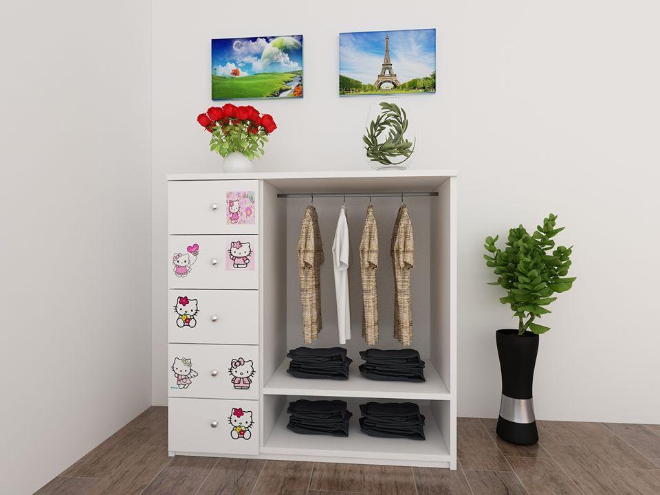 Tủ nhựa quần áo 3 cánh GS02  Như Ý Home