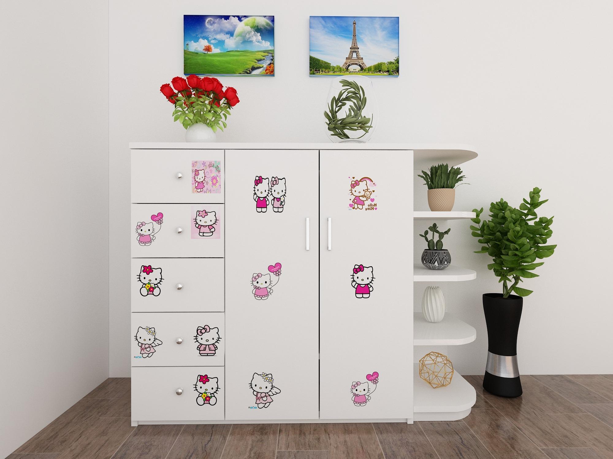 Tủ Nhựa 3 cánh kèm kệ cao cấp GS03