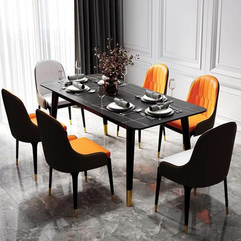 Bàn ăn mặt đá 6 ghế monet nhập khẩu