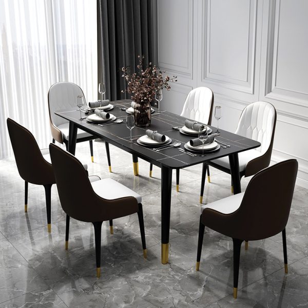 Bàn ăn mặt đá 6 ghế monet nhập khẩu
