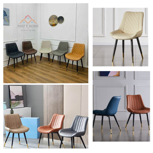 Bàn ăn mặt đá khung chữ X 6 ghế Loft cao cấp