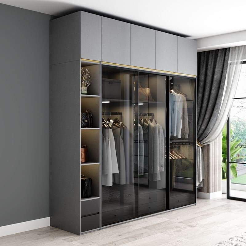 Tủ áo cánh kính TA 01